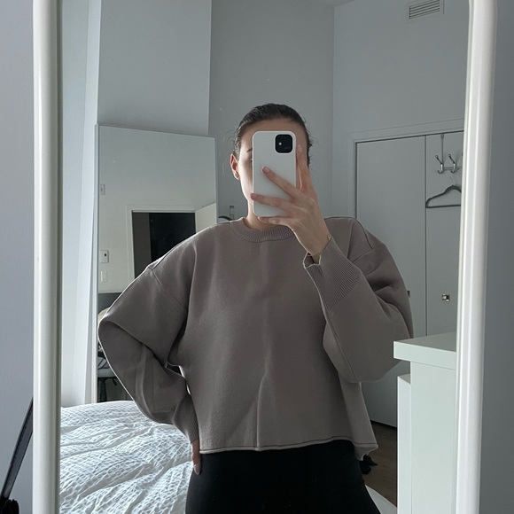 ZARA Oversized Crewneck Sweater